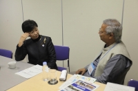 Professor Yunus addresses healthcare and ageing in Tokyo, at International Social Business Forum in Japan