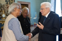  Yunus Meets President of Italian Republic Sergio Mattarella