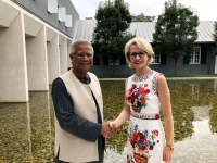 Yunus speaks as  Co Convenor of  Financial Sector Commission on Eliminating Modern Slavery and Human Trafficking