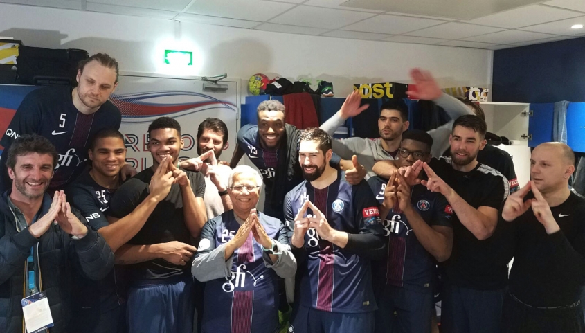  Yunus Honoured by PSG Handball Club of Paris for Supporting Athletes and Sports World with Social Business